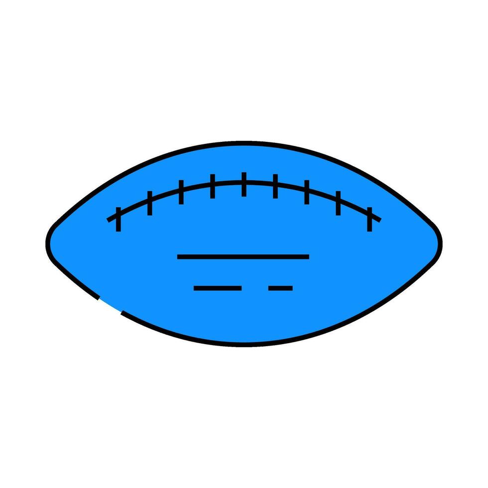 ball football game play accessory icon color illustration vector
