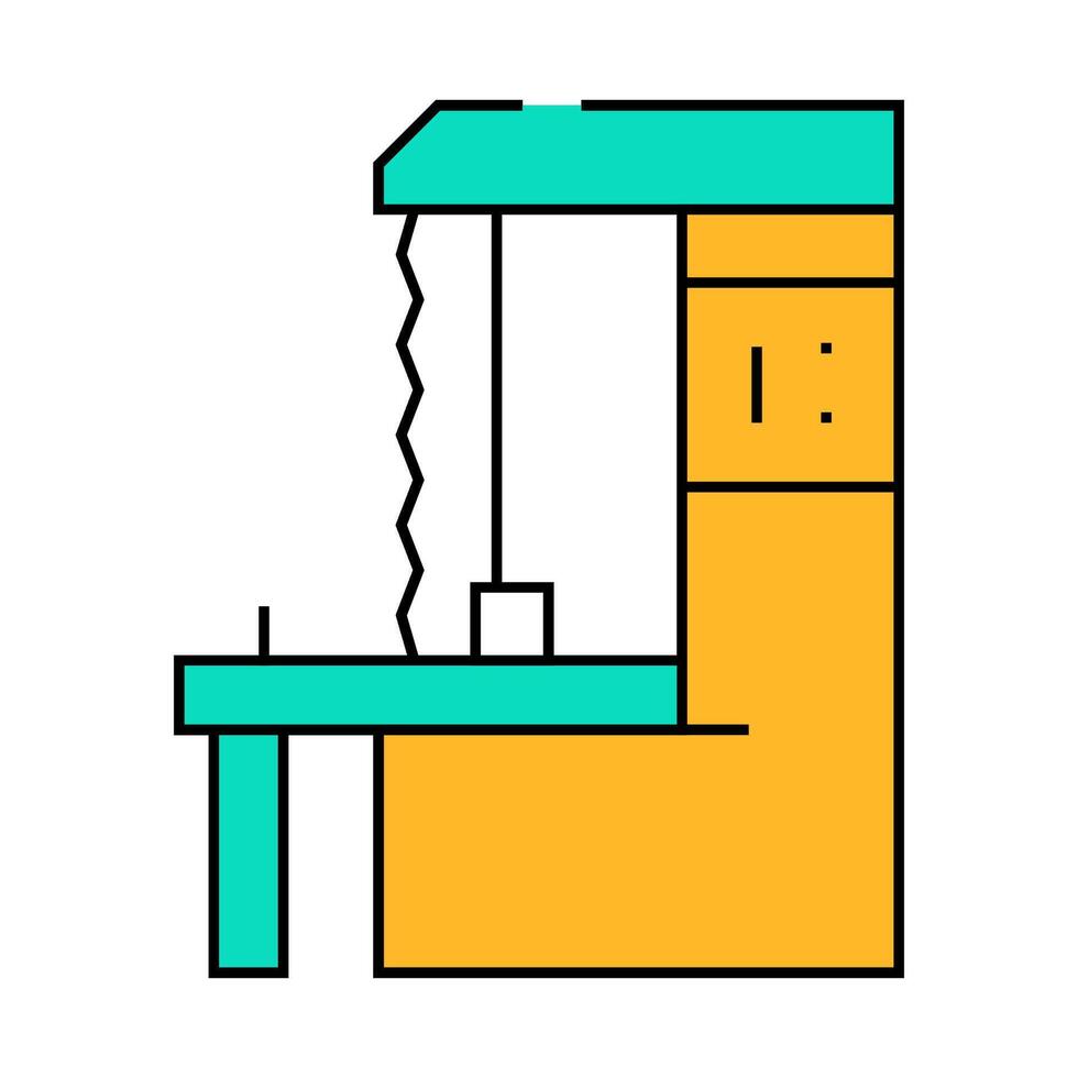 band saws icon color illustration vector