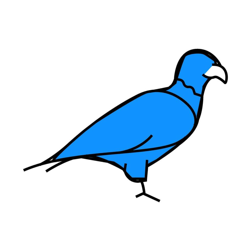 eagle bird icon color illustration vector
