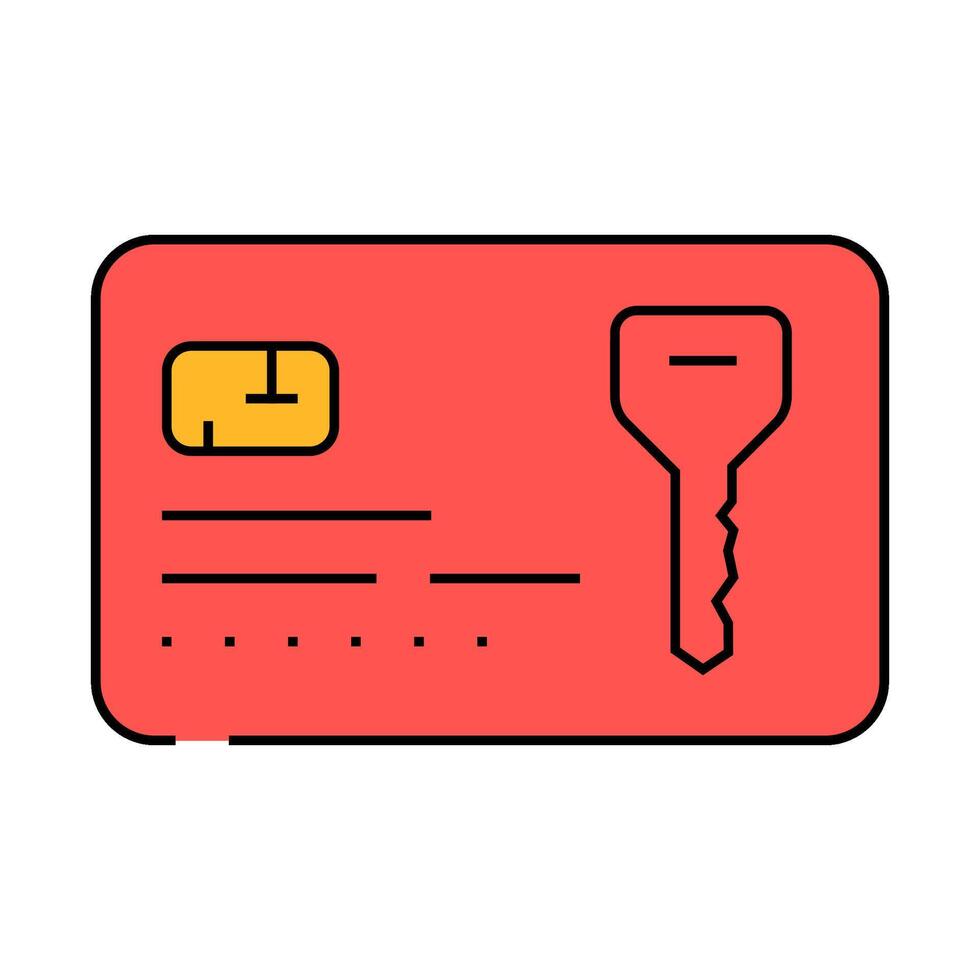 map key icon color illustration vector