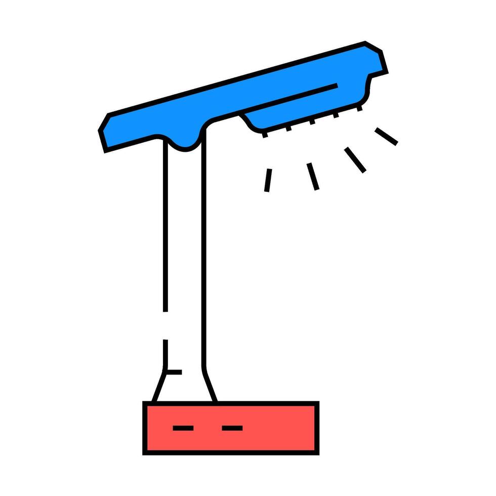 led lamp icon color illustration vector