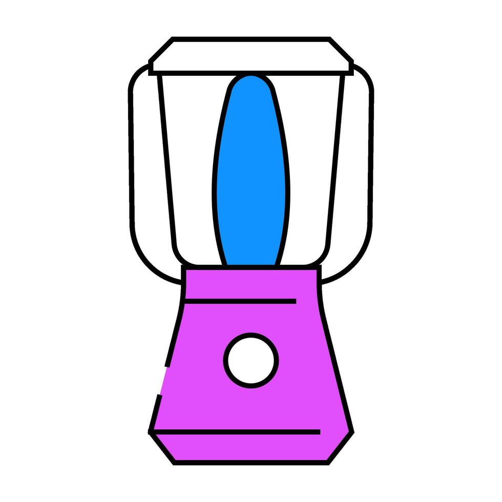 modern lamp icon color illustration vector