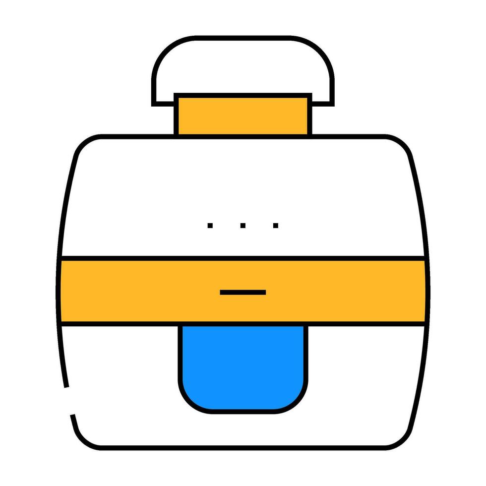 lamp electronic device icon color illustration vector