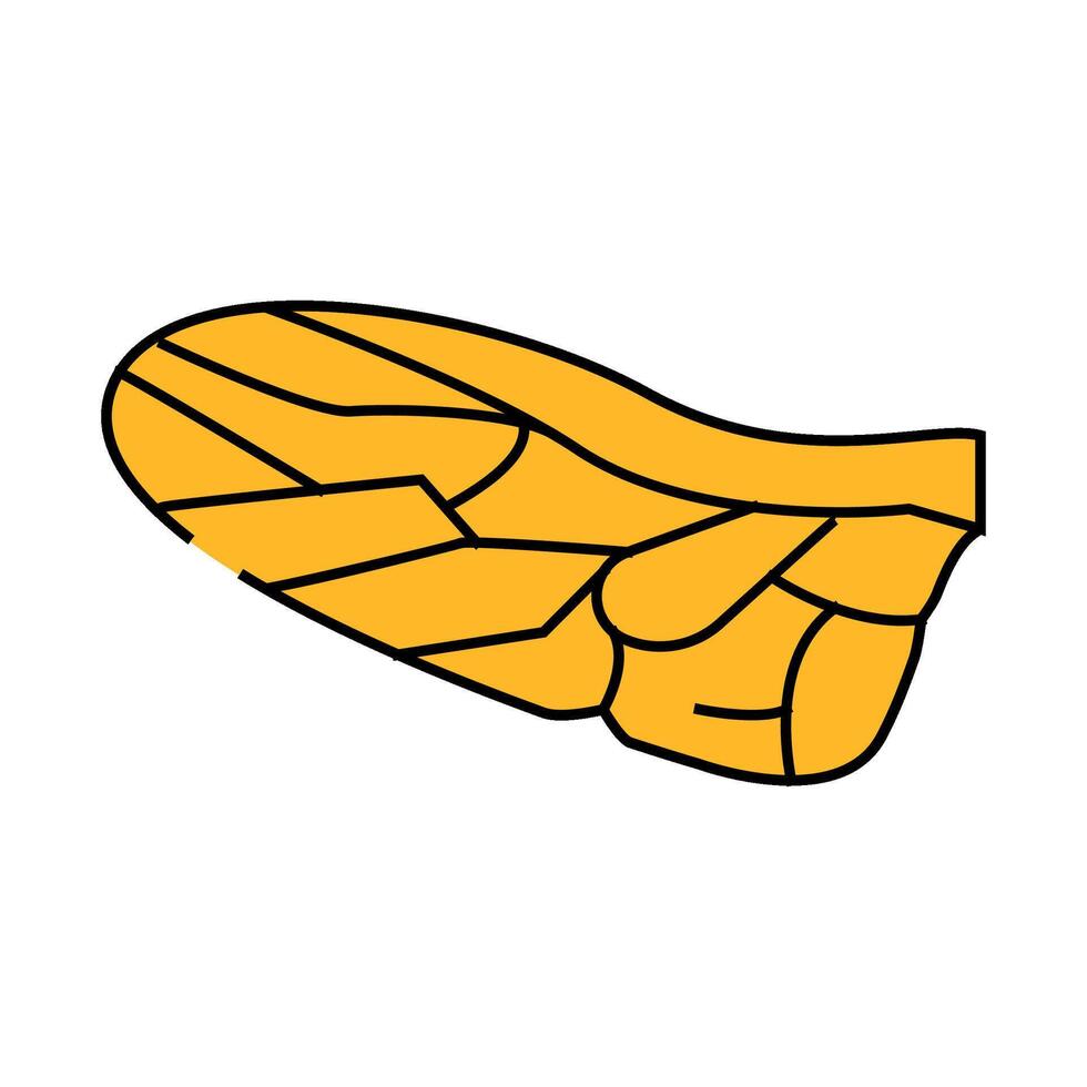 fly wing icon color illustration vector