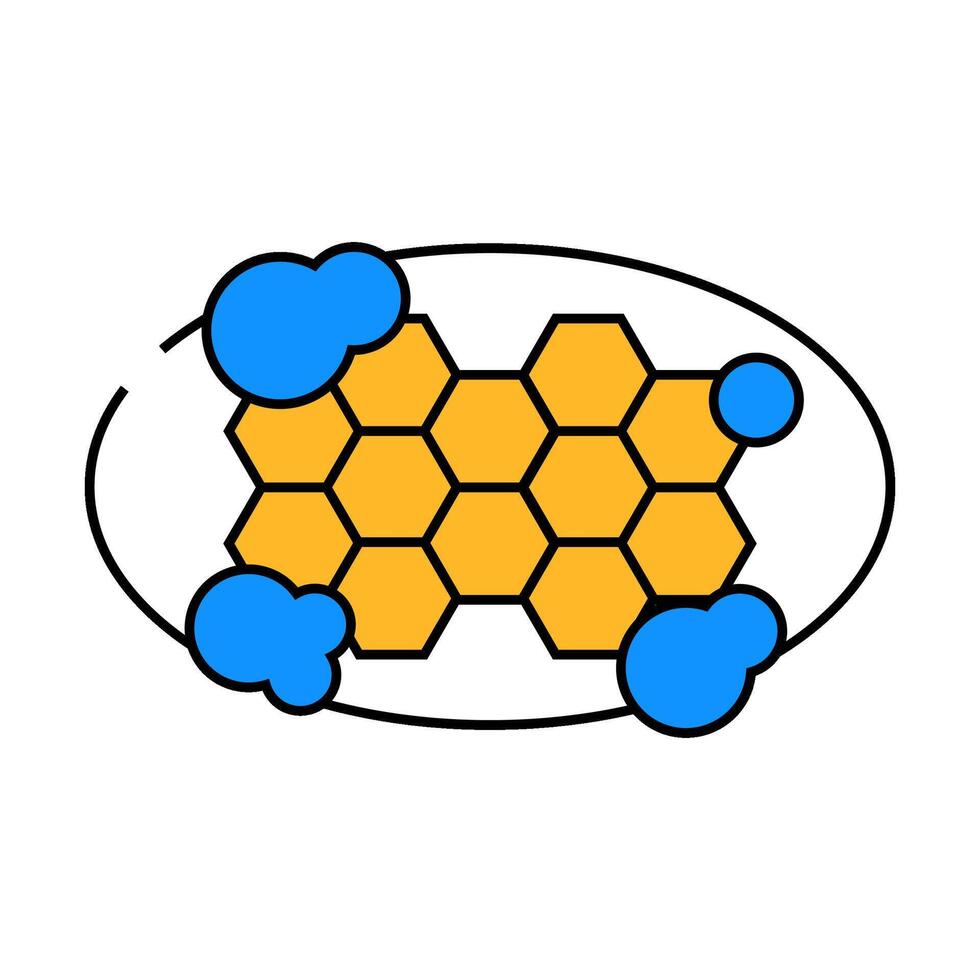 honey soap icon color illustration vector