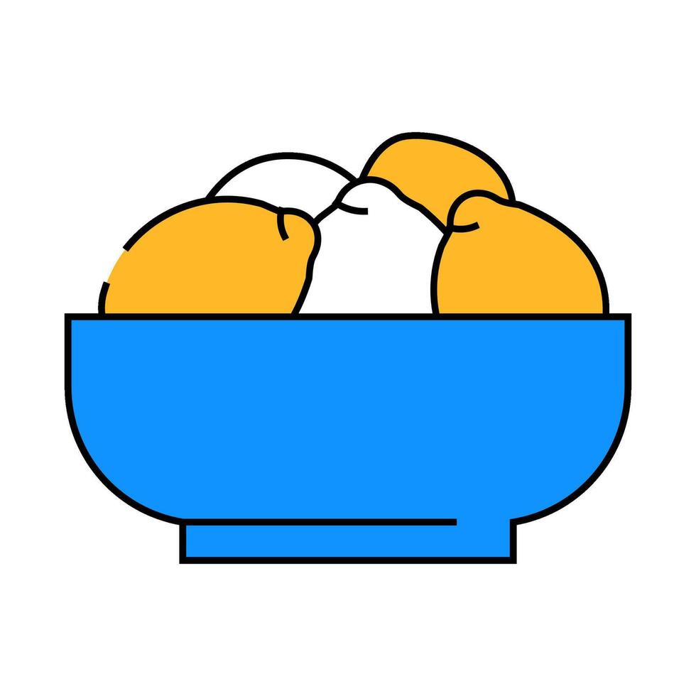 cup of lemons icon color illustration vector