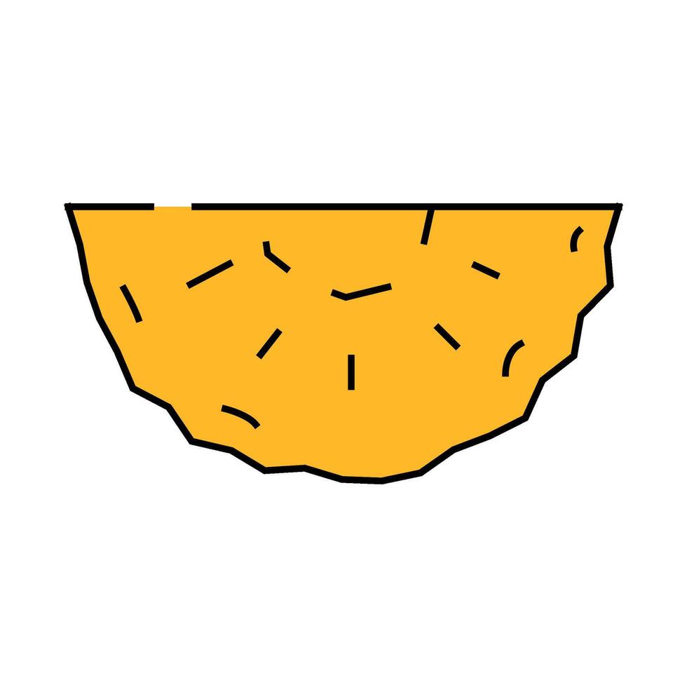 canned pineapple wedges icon color illustration vector