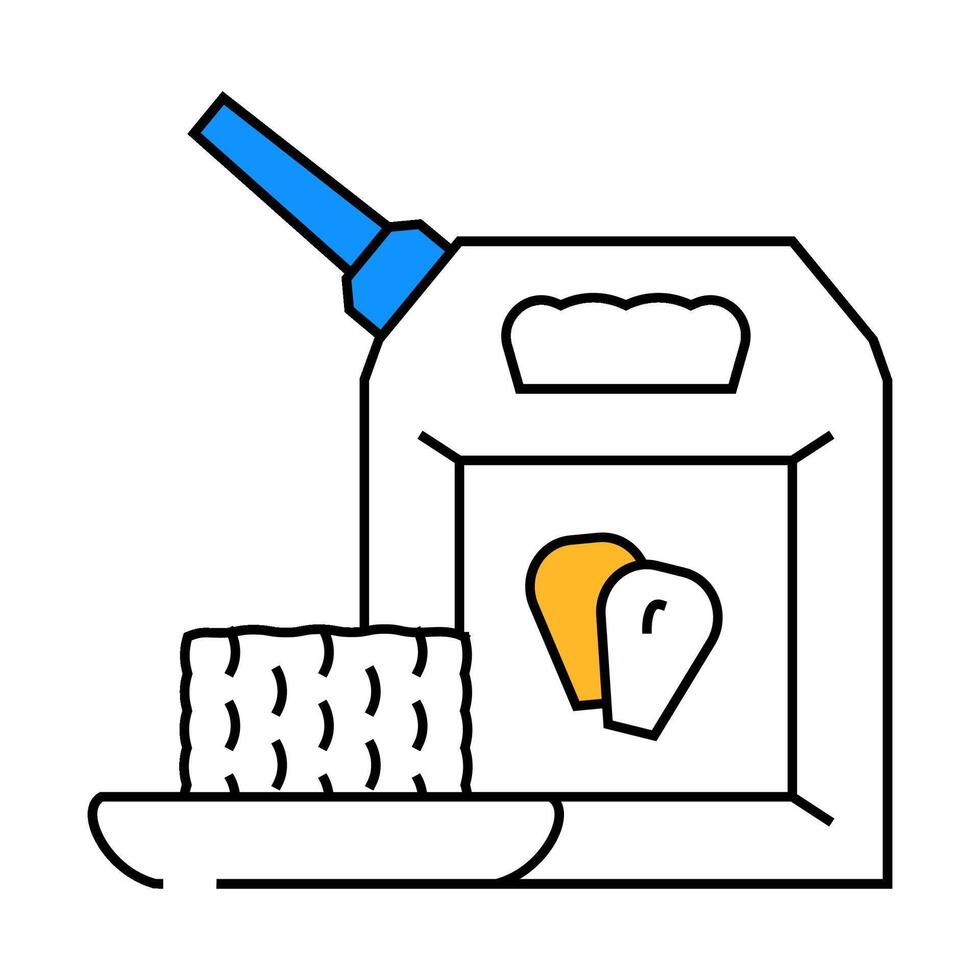 biofuel corn icon color illustration vector