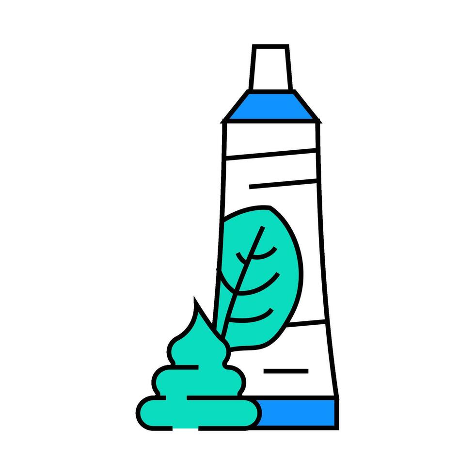 pasta spinach icon color illustration vector
