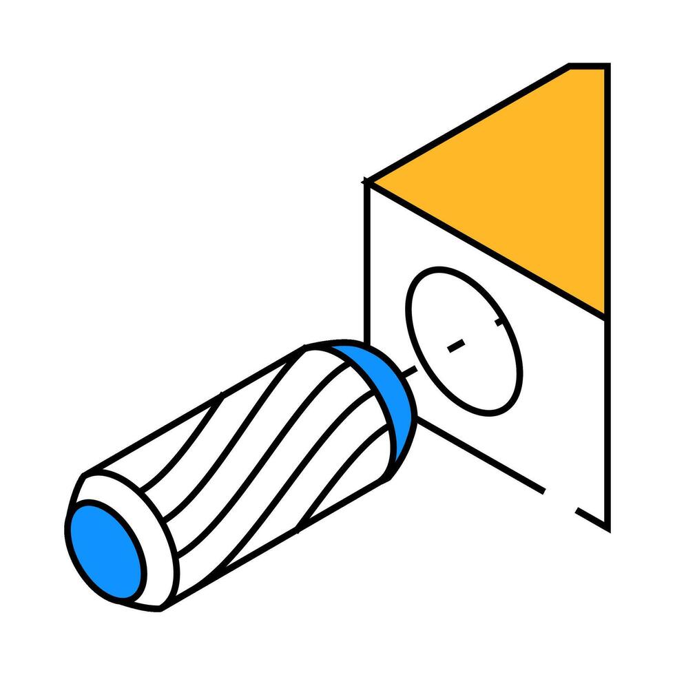 insert furniture dowel assembly furniture icon color illustration vector