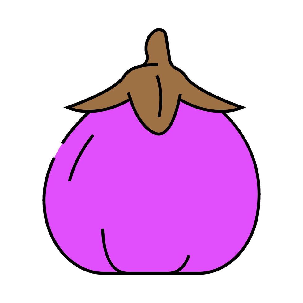 sabelle eggplant icon color illustration vector