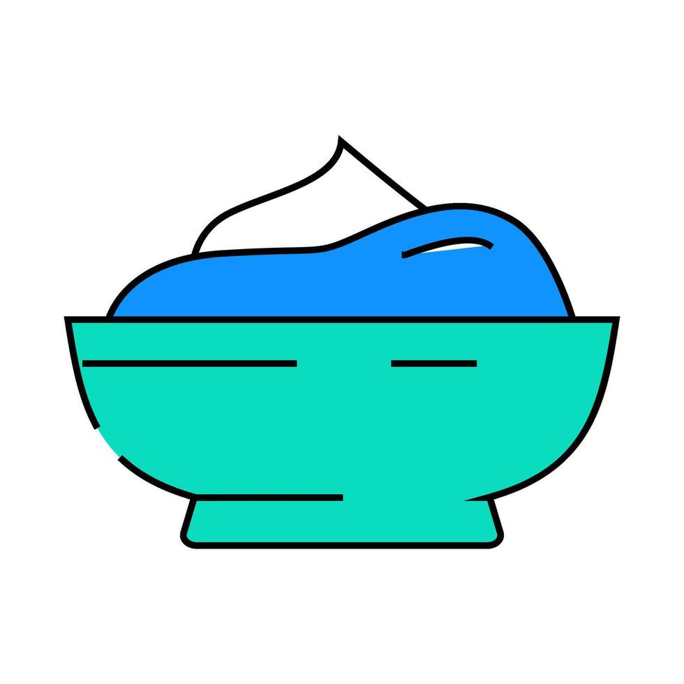 quark milk product icon color illustration vector