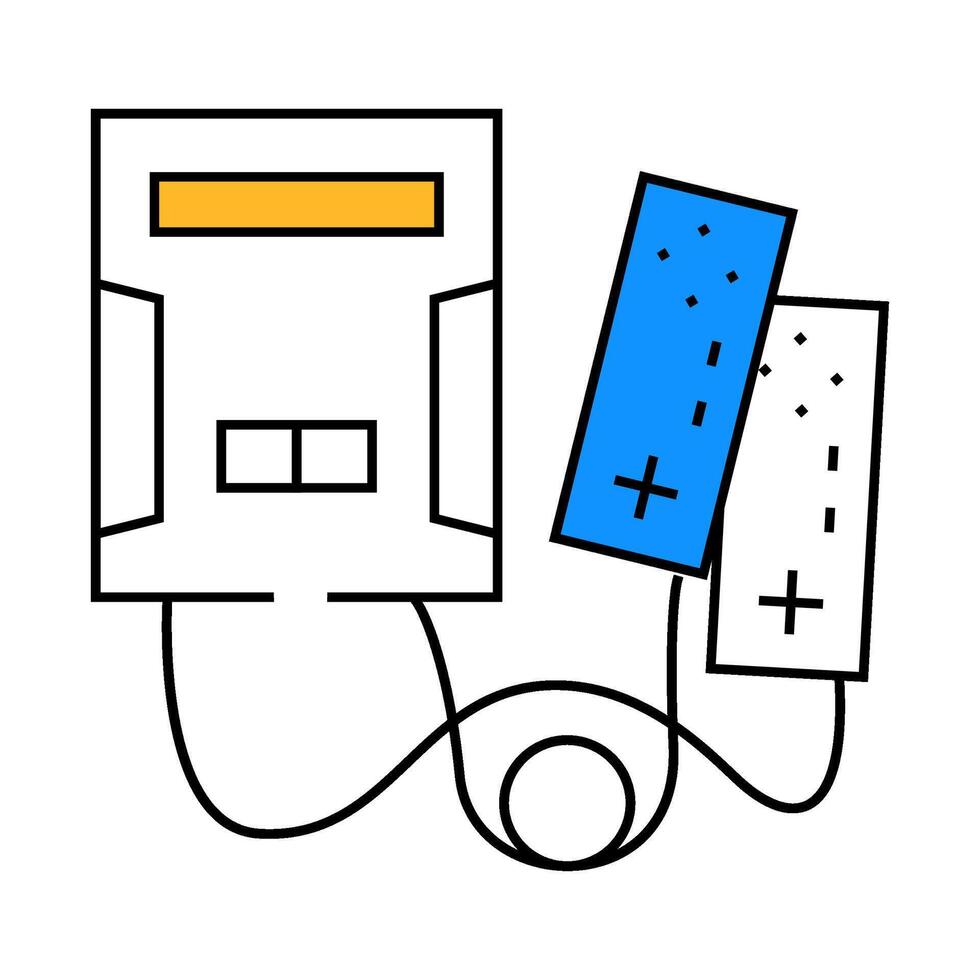 game console icon color illustration vector