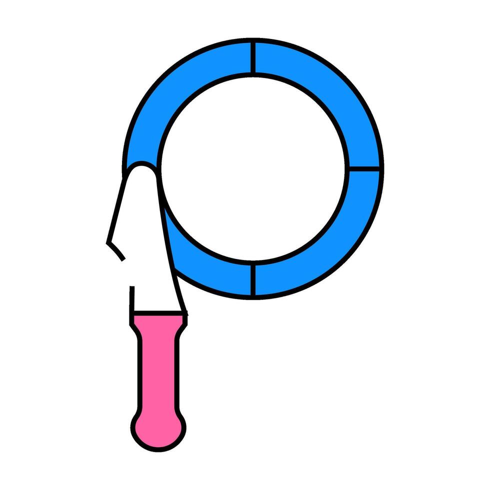 oil filter wrench icon color illustration vector