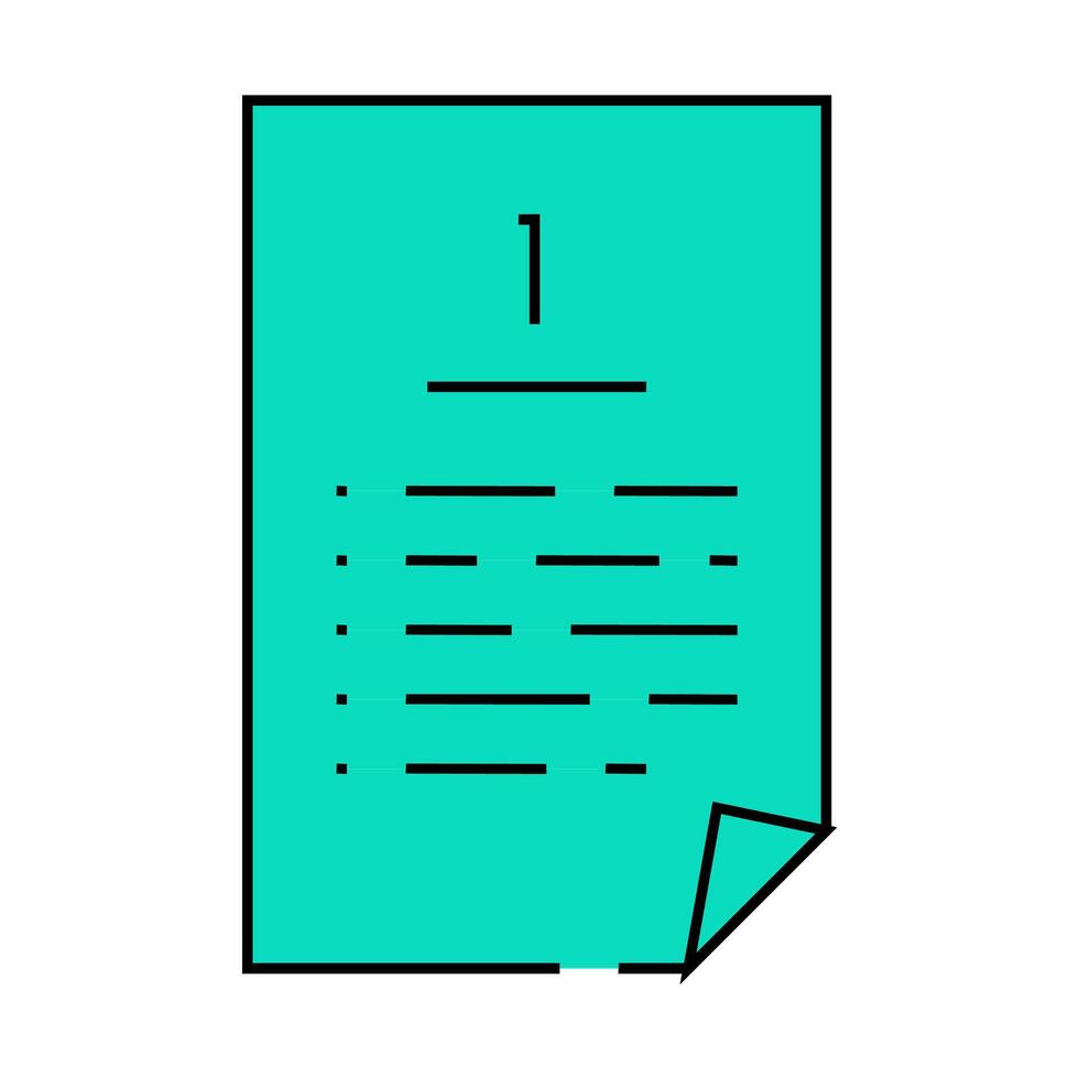 job folder icon color illustration vector