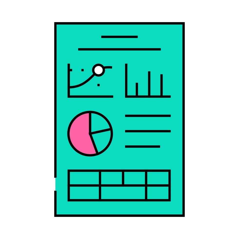 project folder icon color illustration vector