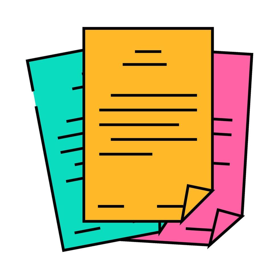 storage folder icon color illustration vector