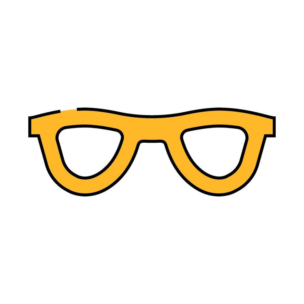 summer glasses frame icon color illustration vector