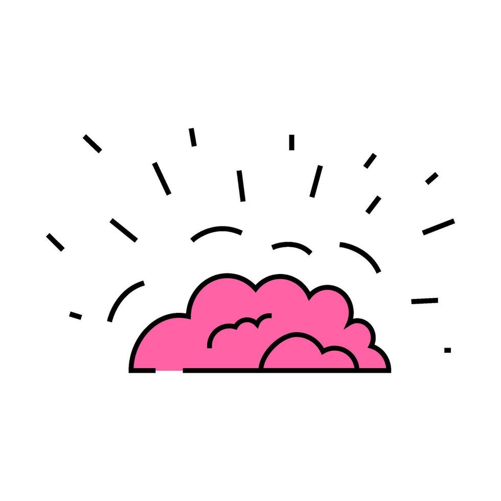 explosion fire icon color illustration vector