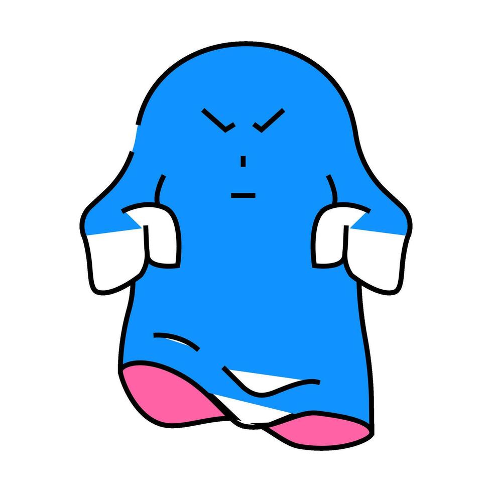 phantom ghost icon color illustration vector