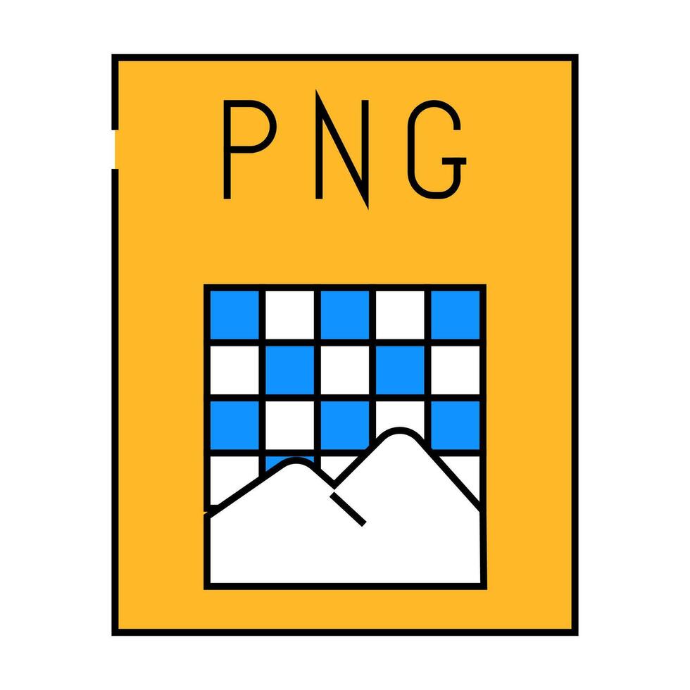 file format document icon color illustration vector