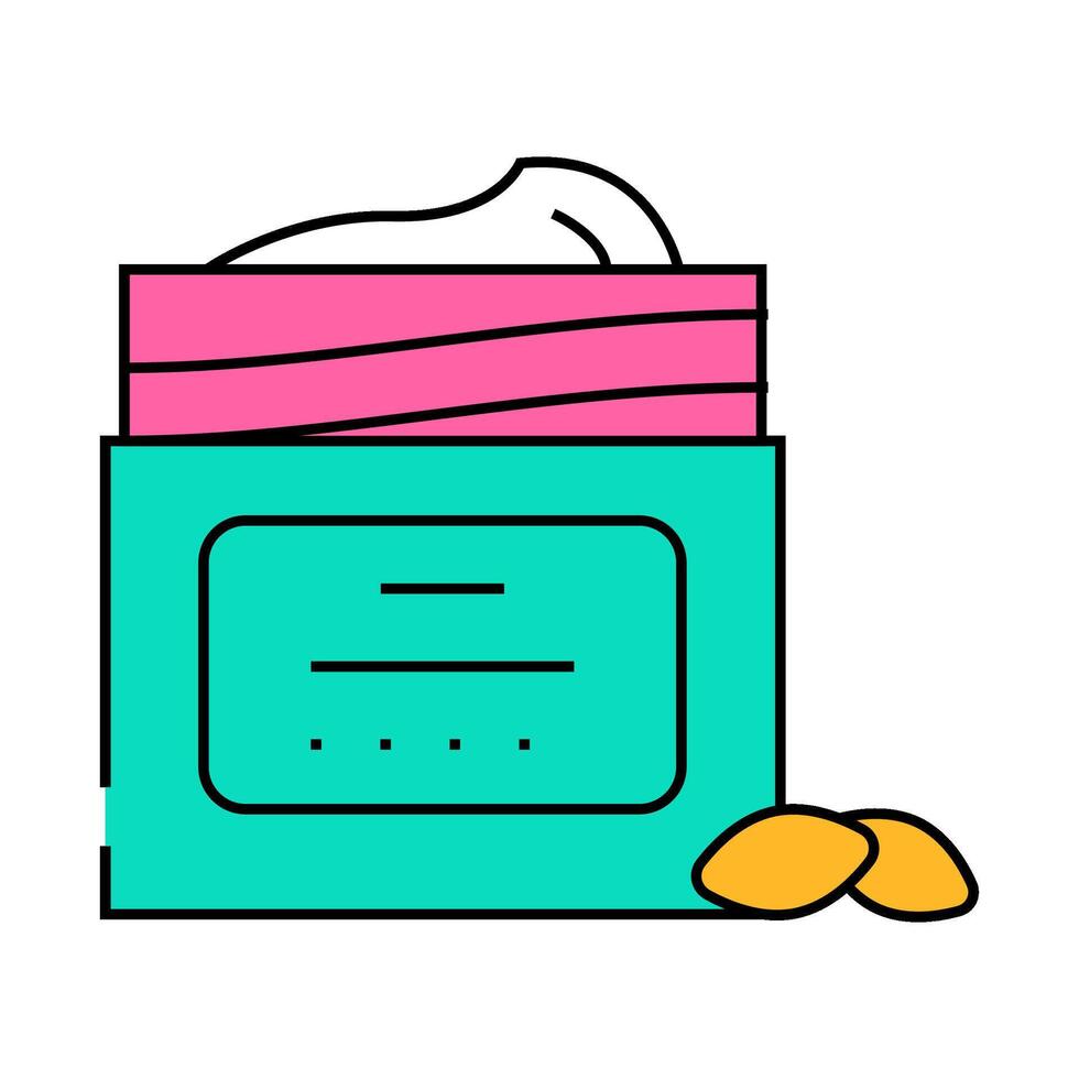 retinol moisturizer cream icon color illustration vector