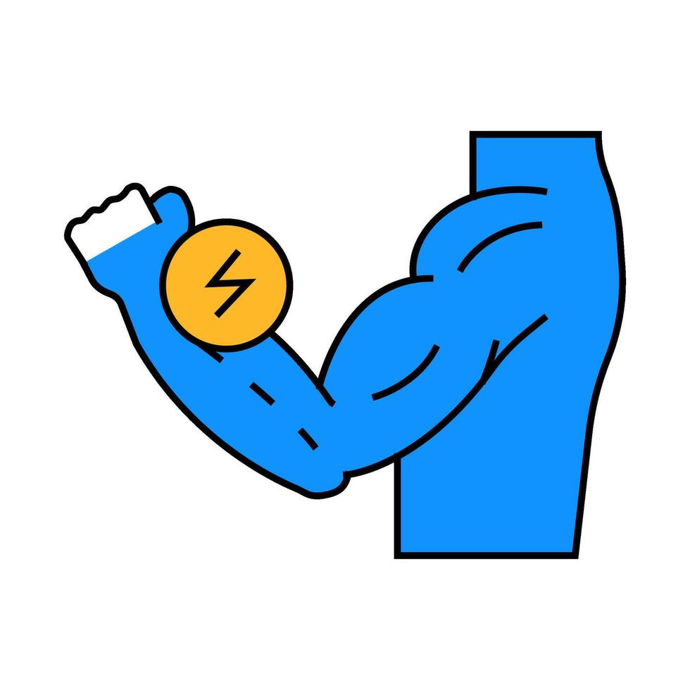 arm pain body ache icon color illustration vector