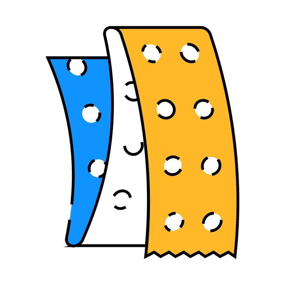seed tape garden tool icon color illustration vector