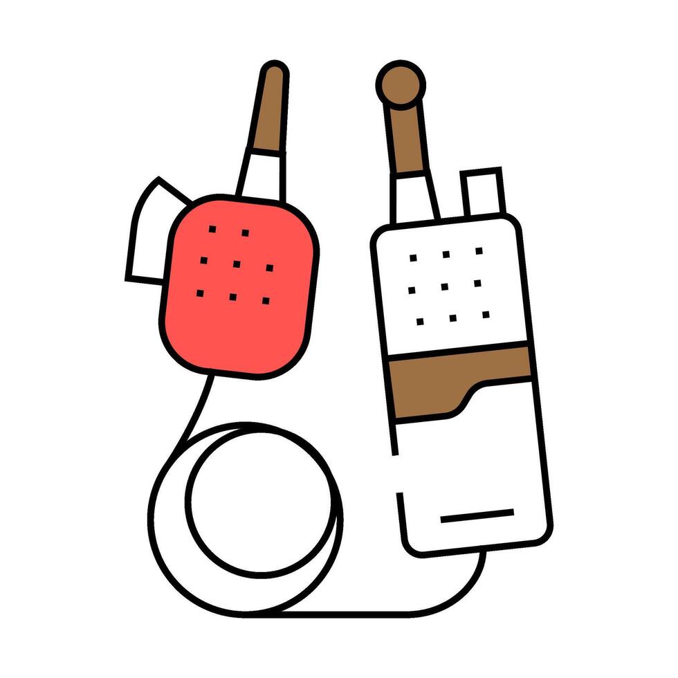 police walkie talkie crime icon color illustration vector
