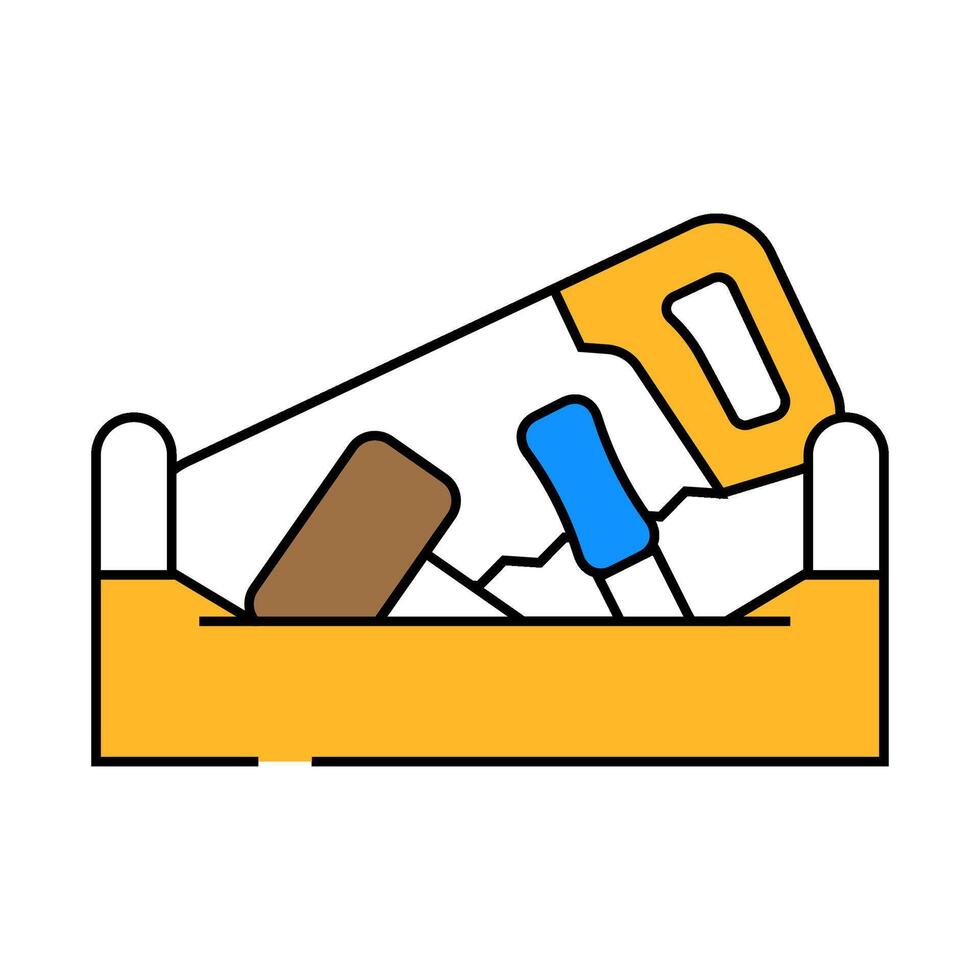 toy tools baby icon color illustration vector