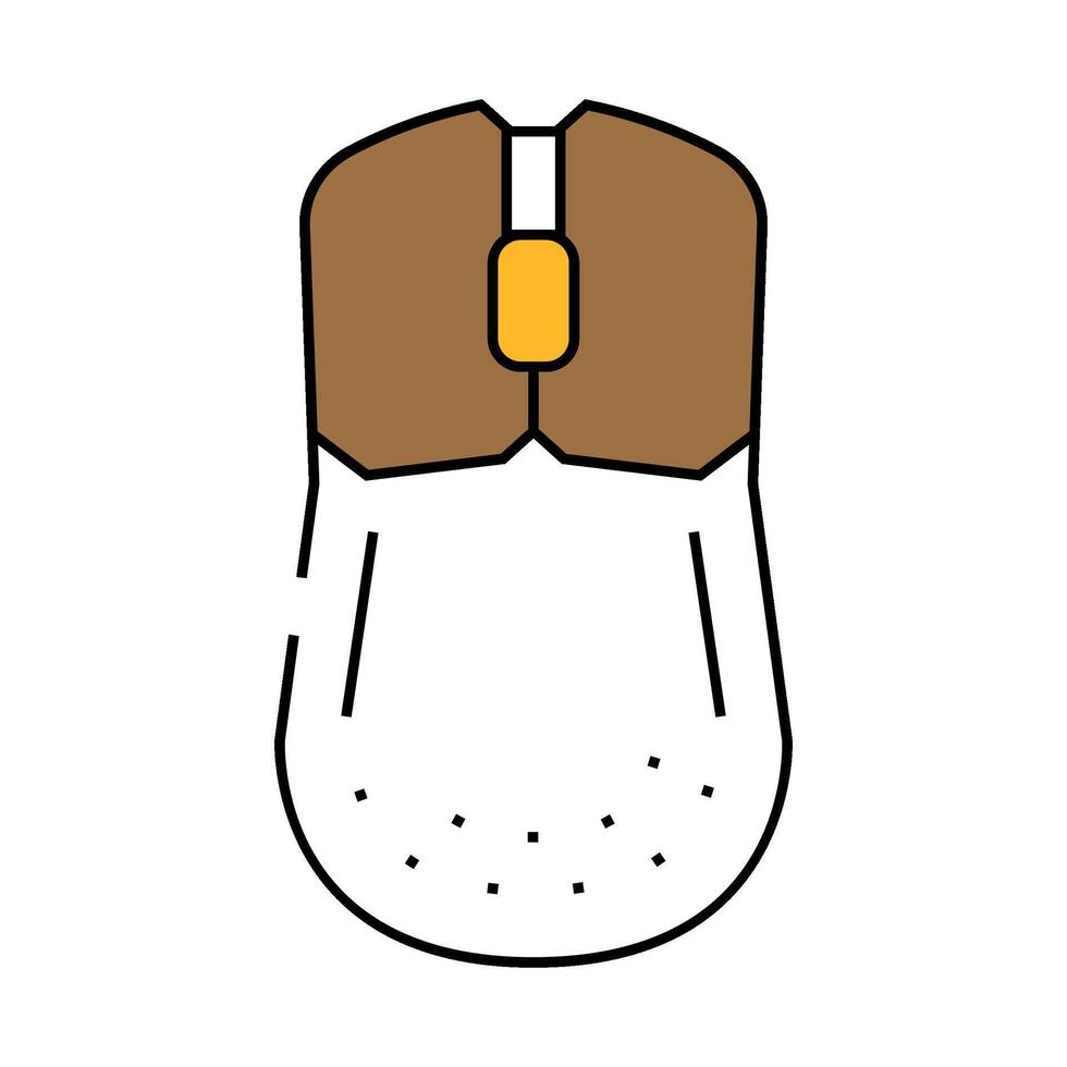 mouse gaming pc icon color illustration vector