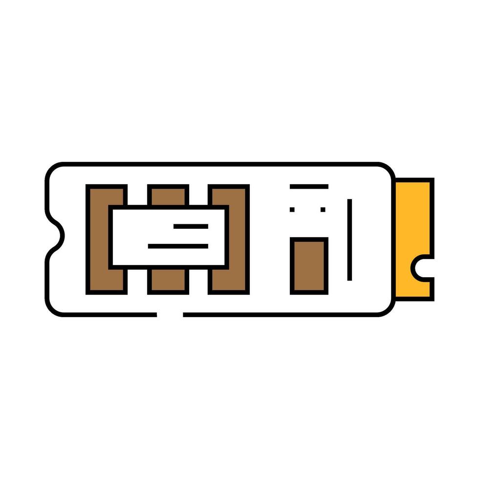 hard drive gaming pc icon color illustration vector