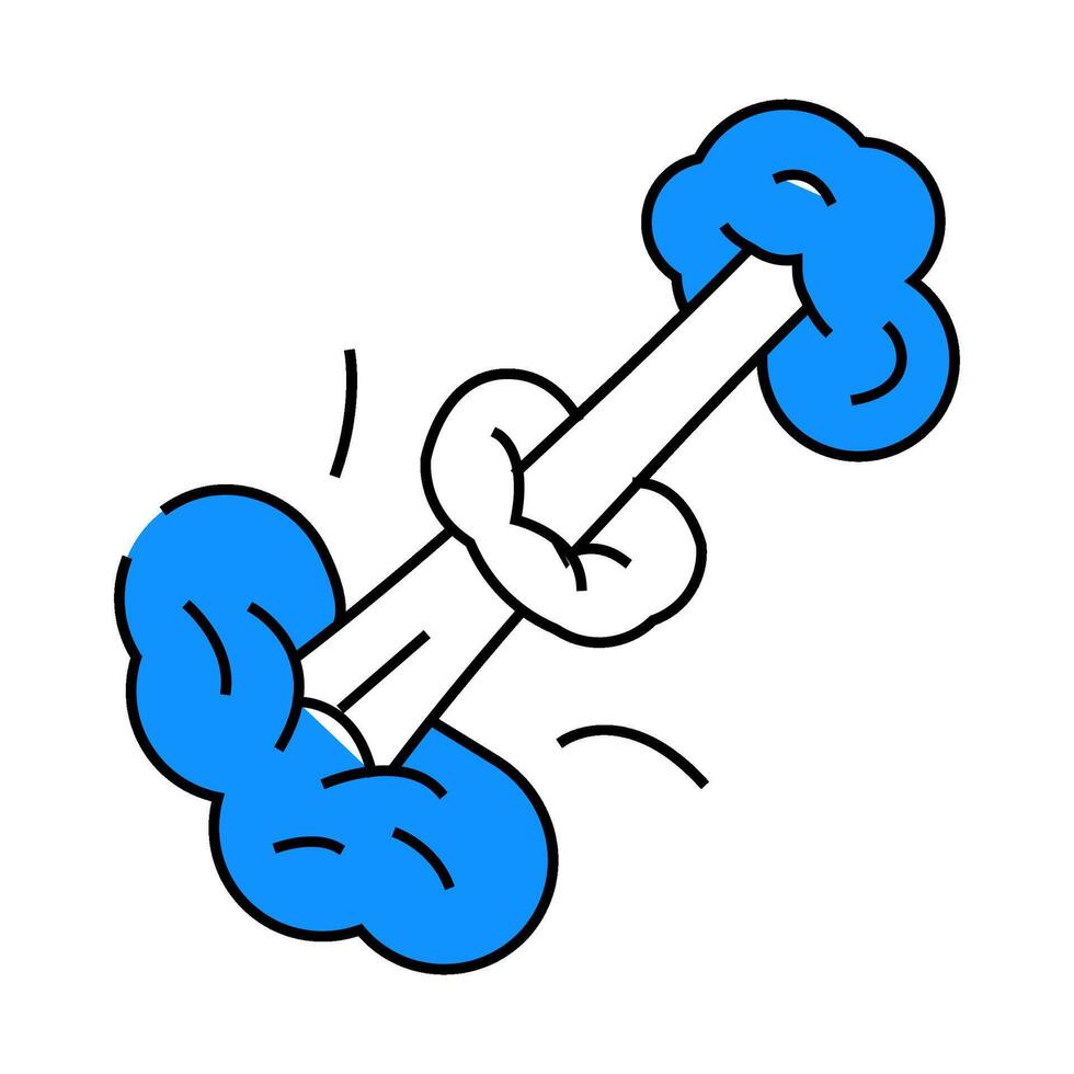 puff smell icon color illustration vector