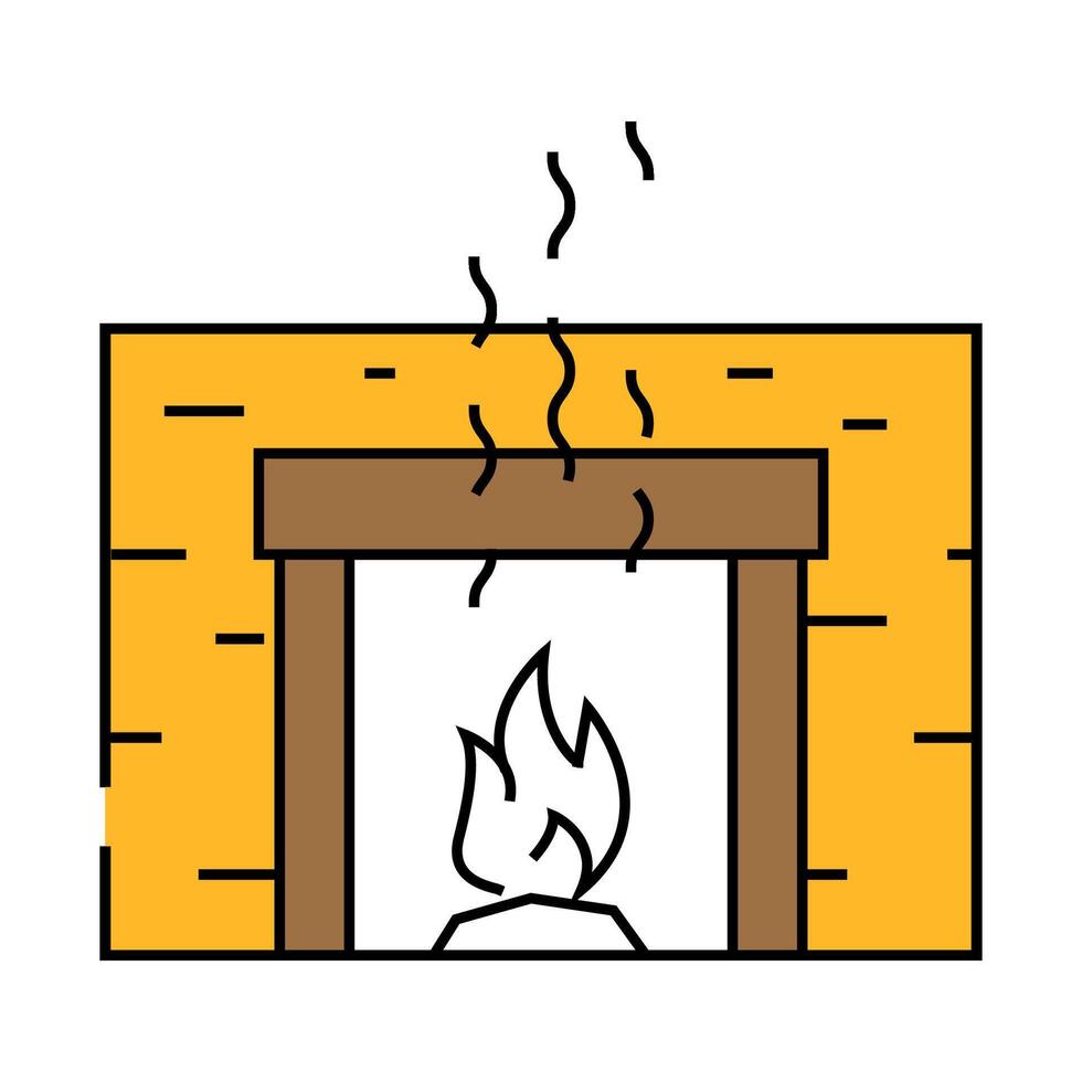 warm smell icon color illustration vector