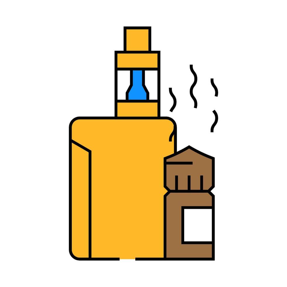 vapour smell icon color illustration vector