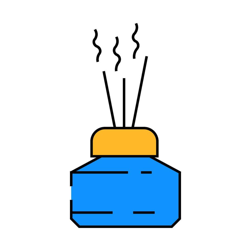 aroma smell icon color illustration vector