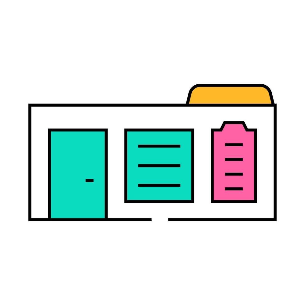 energy storage environmental icon color illustration vector