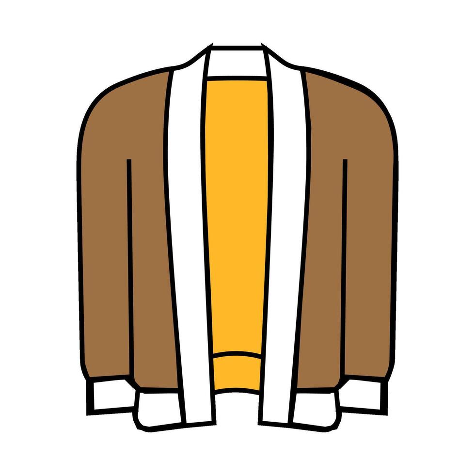 sweater knitting wool icon color illustration vector