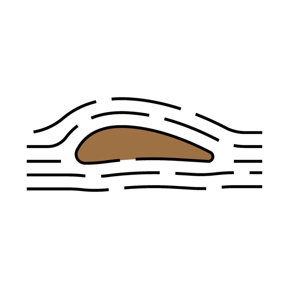 aerodynamics aeronautical engineer icon color illustration vector