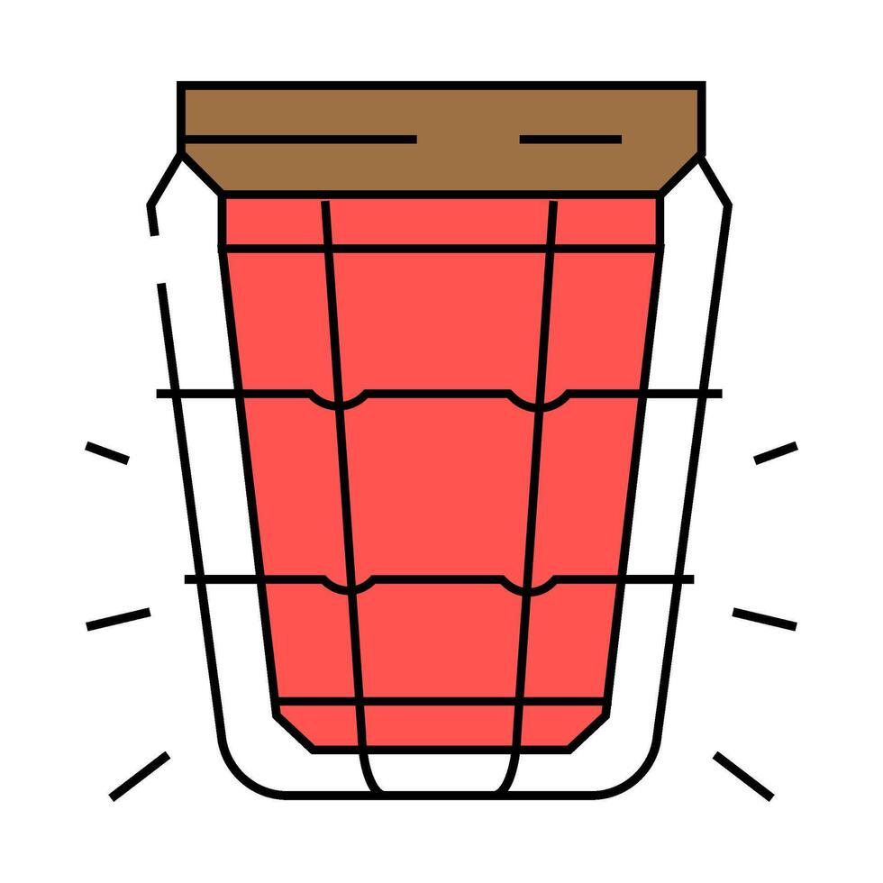 red alarm alert icon color illustration vector