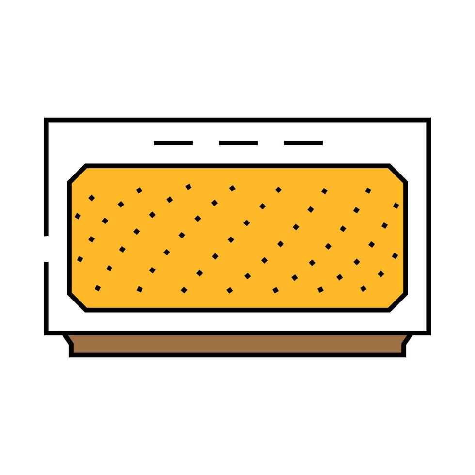 vintage speaker retro music icon color illustration vector