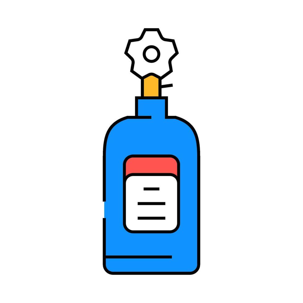 nitrous oxide racing vehicle icon color illustration vector