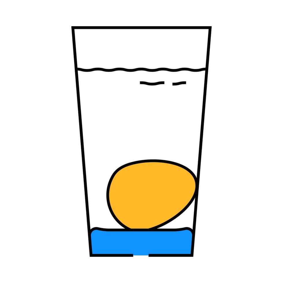 fresh egg chicken farm food icon color illustration vector