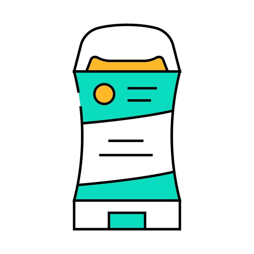 deodorant hygiene icon color illustration vector