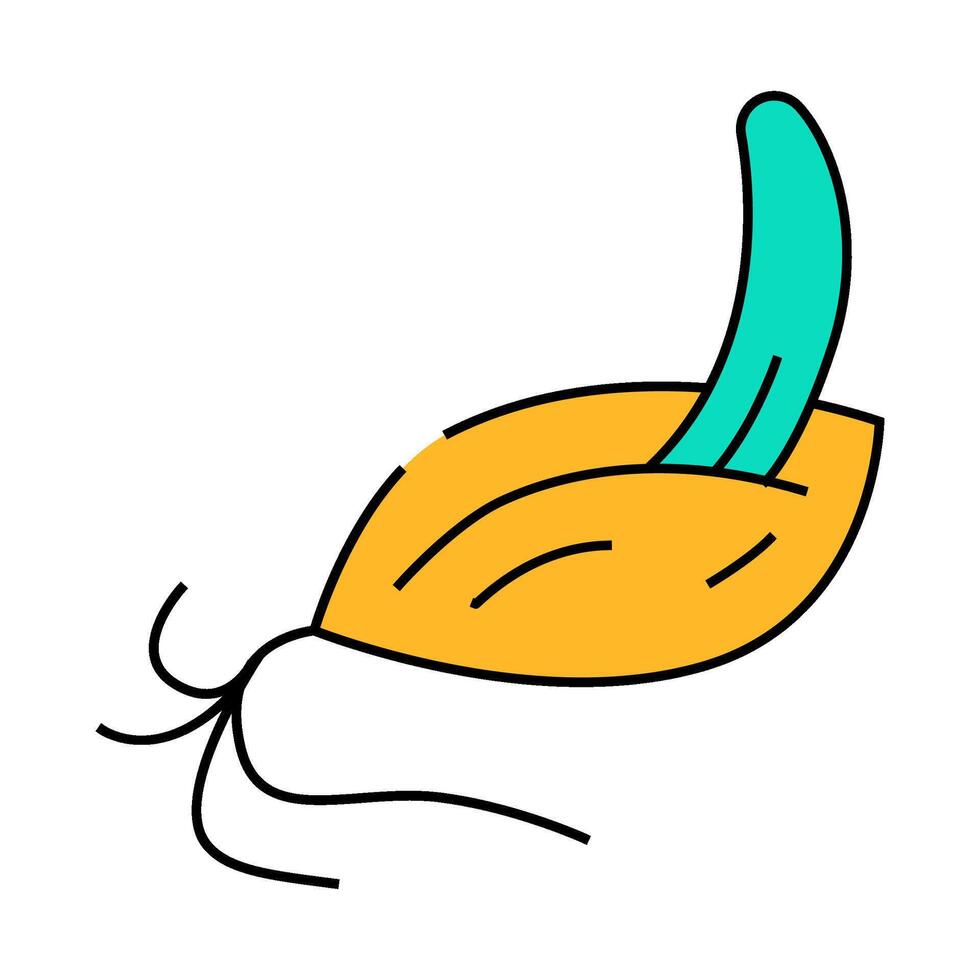 malt barley icon color illustration vector