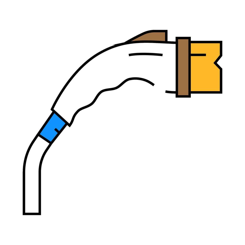 charging cable electric icon color illustration vector