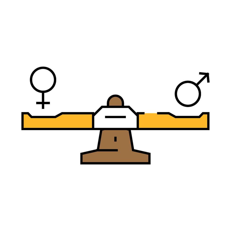 women equality feminism woman icon color illustration vector