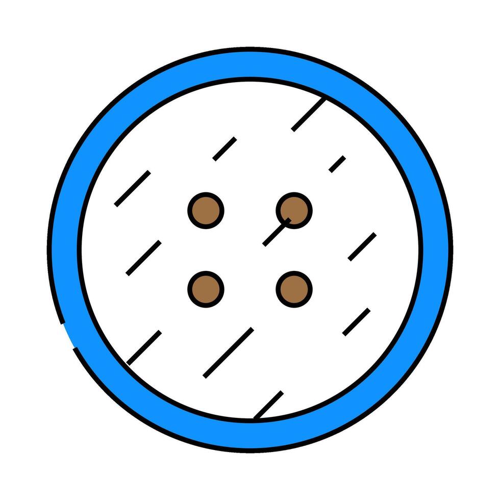 tea table top view icon color illustration vector