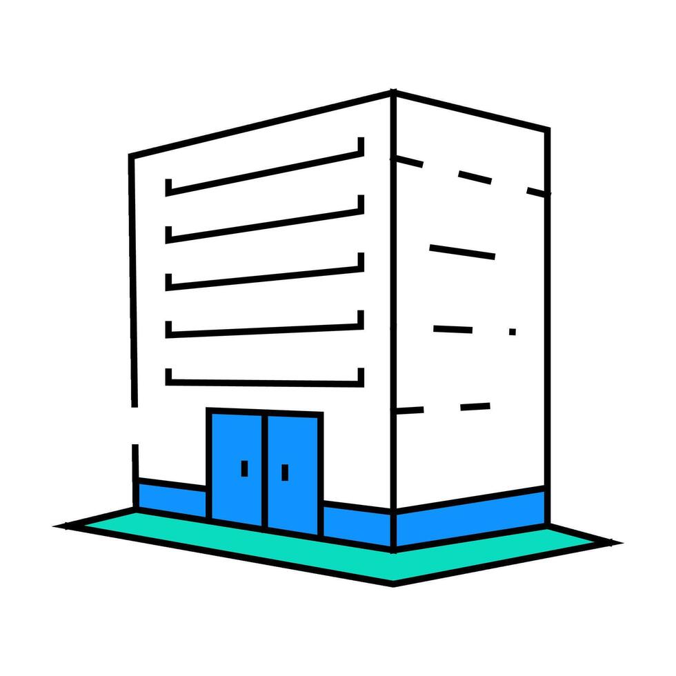 perspective drawing architectural drafter icon color illustration vector