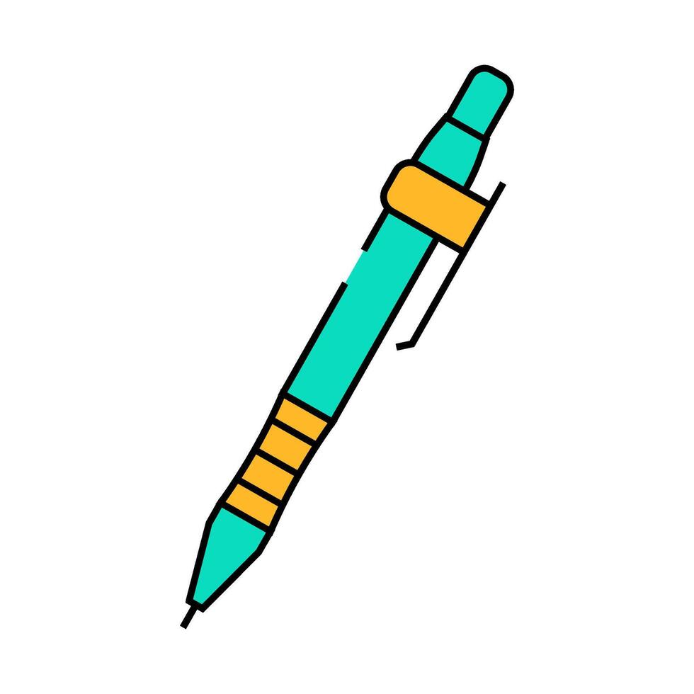 drafting pencil architectural drafter icon color illustration vector